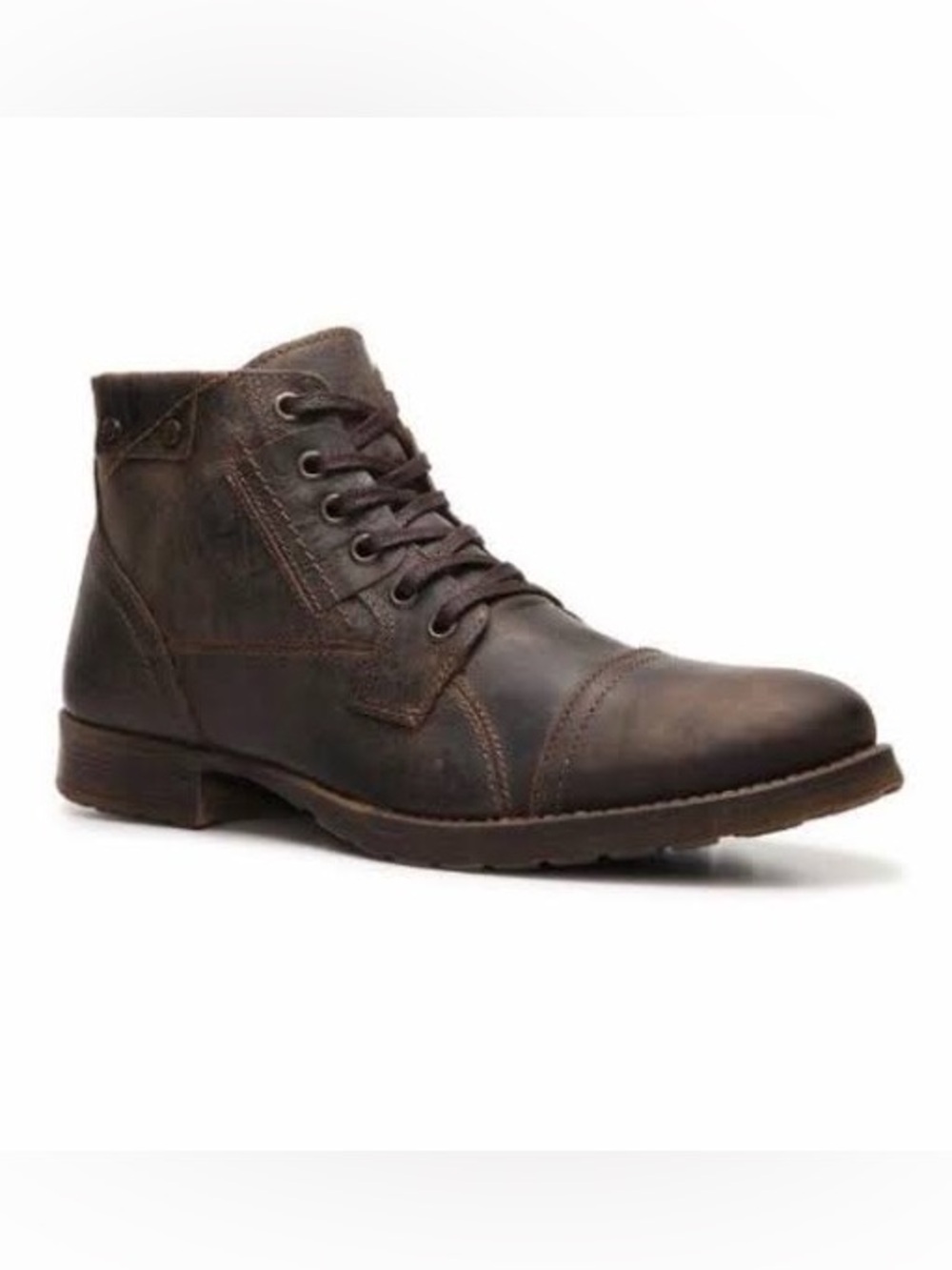 Bullboxer Brosus Brown Leather Cap Toe Boots